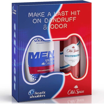 Head & Shoulders Men Ultra šampon 270 ml + Old Spice Whitewater deospray 150 ml dárková sada