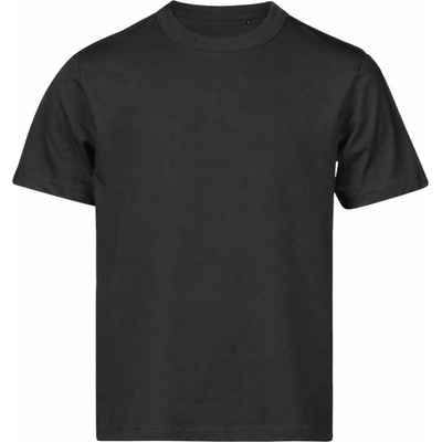 Tee Jays pánske krátkym rukávom Loose Fit čierne
