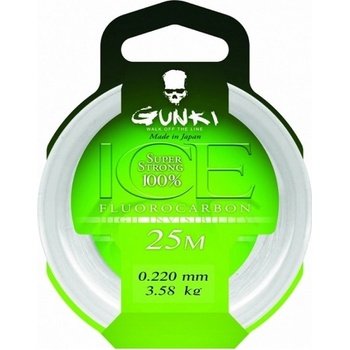 Gunki Fluorocarbone Ice 25 m 0,265 mm