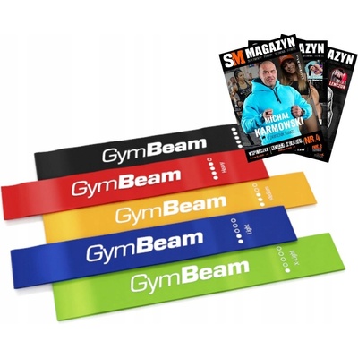 GymBeam Set posilovacích gum Resistance 5 – Sleviste.cz