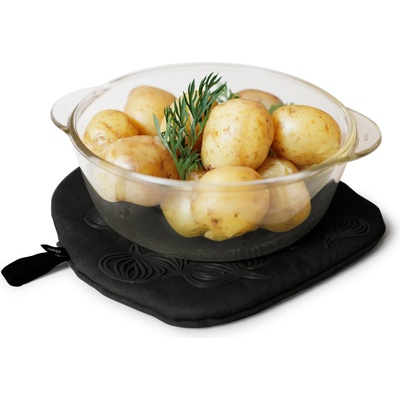 Bosign Подложка за горещи съдове с кухненска ръкавица Bosign черна (218201)