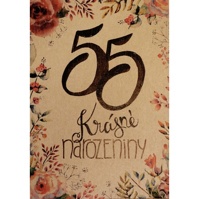 Přáníčko BeBechy – recyklovaný papír – 55
