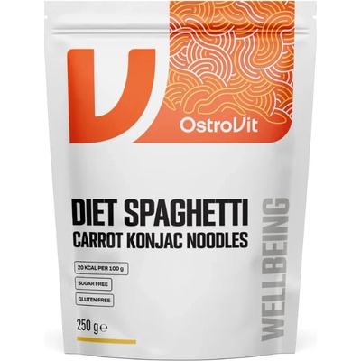 OstroVit shirataki konjakové těstoviny mrkvové špagety 400 g