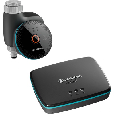 GARDENA smart Water Control Set irrigation control; smart: data-controlled irrigation*, smart home integration*, clever irrigation, high-quality valve technology (19043-20)