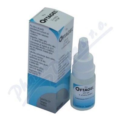 Oftagel 2,5 mg/g gel.oph.1 x 10 g