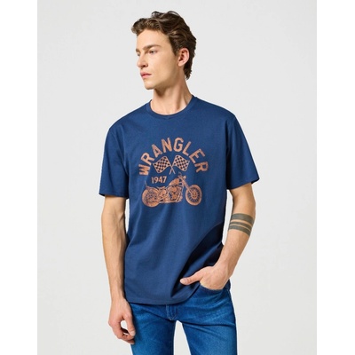 Wrangler pánské triko Americana Tee 112357436 Navy
