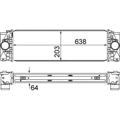 Chladič turba MAHLE CI 369 000S (CI369000S)