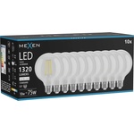 Mexen Vintis 10x LED филтърни крушки E27, G95, 10W, Неутрална - 4000K, 1320 lm, прозрачен (L157-E27-1040-00x10)