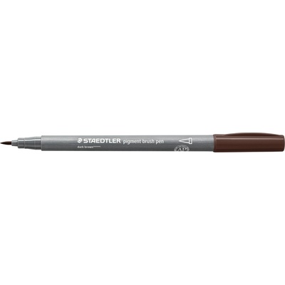 STAEDTLER Флумастер Staedtler Pigment Brush 371, ТЪМНО КАФЯВ (31656-А-ТКАФЯВ)