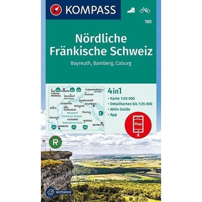Kompass Karte Nördliche Fränkische Schweiz