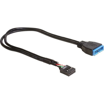 DeLock 83281 USB 2.0 pin záhlavie samica > USB 3.0 pin záhlavie samec, 30cm