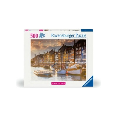 Ravensburger Scandinavian Places Sonnenuntergang in Kopenhagen 500 dílků