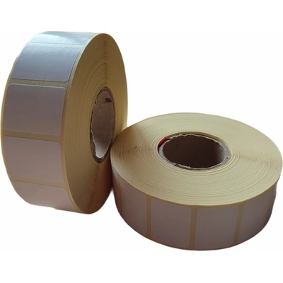 Termo Etiketa 32 mm x 24 mm, Thermo eco, Biela, Dutinka 25 mm, 2500 ks/kotúč, Permanentné lepidlo, Priemer kotúča 108 mm