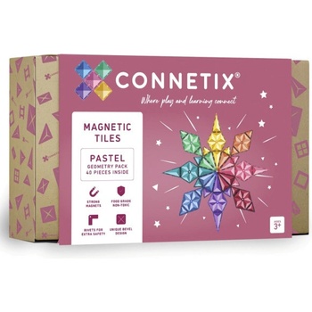 Connetix Pastel geometry 40 ks