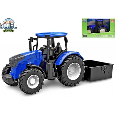 Kids Globe 540475 Traktor s plošinou FARMING 1:24