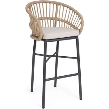 Bizzotto Odivelas БЕЖОВ БАР СТОЛ С ВЪЗГЛАВНИЦА (0665523)