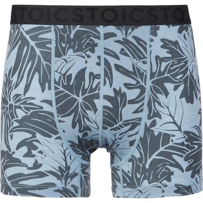 Stoic Мъжко мериносово термобельо Stoic Merino150 SadjemSt. Boxer Merino base layer - Light Blue Leaves - размер XL (015-2144-1414)