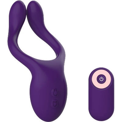 Sexy Elephant Двустранен вибратор Double-Sided с дистанционно управление ((15 cm)