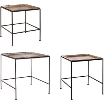 Bizzotto КОМПЛЕКТ 3 amira КВАДРАТНИ КАФЕ МАСИ (0746325)