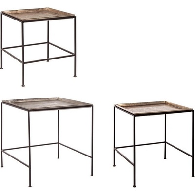 Bizzotto КОМПЛЕКТ 3 amira КВАДРАТНИ КАФЕ МАСИ (0746325)