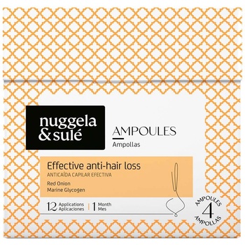 Nuggela & Sulé Ампули против косопад Effective Anti-Hair Loss, 4 х 10 ml