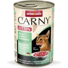 Animonda Carny Kitten hovězí kuřecí a králičí 400 g