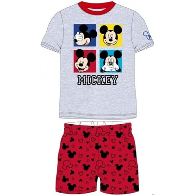E plus M letní pyžamo Mickey Mouse šédé