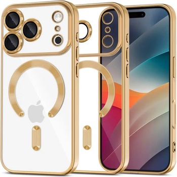 Tech-Protect Калъф Tech-Protect MagFlex MagSafe за iPhone 17 Pro Max - прозрачно златисто