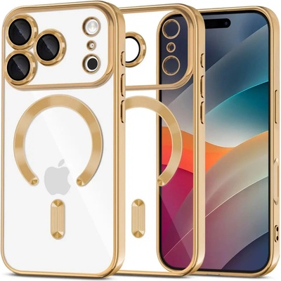 Tech-Protect Калъф Tech-Protect MagFlex MagSafe за iPhone 17 Pro Max - прозрачно златисто