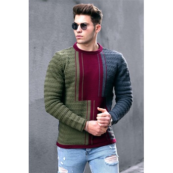 Madmext Мъжки пуловер 2797 - Тъмно сив 285125 (285125_Сив)