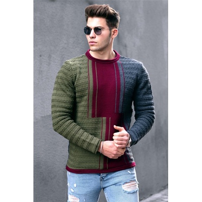 Madmext Мъжки пуловер 2797 - Тъмно сив 285125 (285125_Сив)