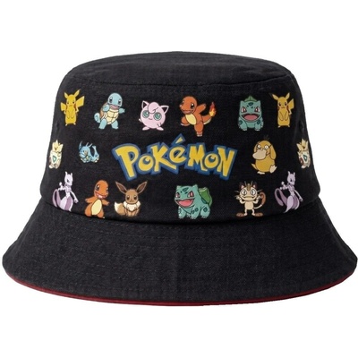 Difuzed dětský letní klobouk Pokémoni černý