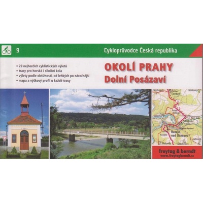 Okolí Prahy Dolní posázaví cykloprůvodce Freytag č.9