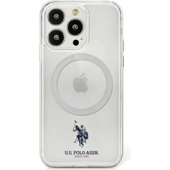 U. S. Polo Assn Кейс US Polo USHMP15SUCIT за iPhone 15 6.1"", прозрачен, MagSafe Collection (KXG0075654)