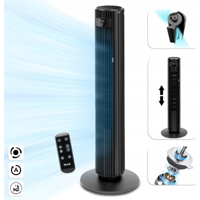 Levoit TempSense 42 DC Tower Fan čierny
