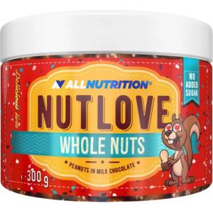 AllNutrition NutLove Whole Peanuts | Different Flavors [300 грама] Млечен шоколад