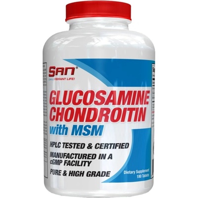SAN Nutrition Glucosamine Chondroitin with MSM [180 Таблетки]