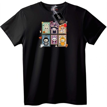 NOONEBRAND Тениска Halloween Зайчета - M, Black