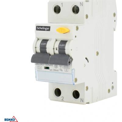 Schelinger 2P typ A, 16 A, 30 mA BM-A08-GVL-A-C25