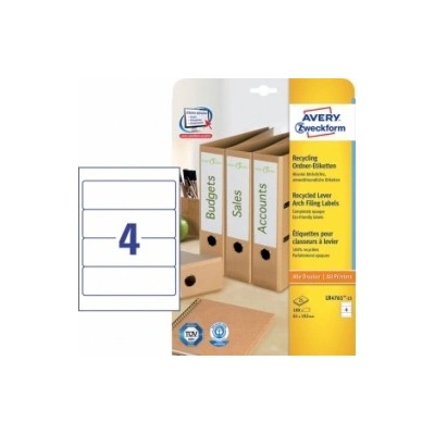 Avery Zweckform Samolepiace etikety na zakladače Avery - 192 x 61 mm, biele