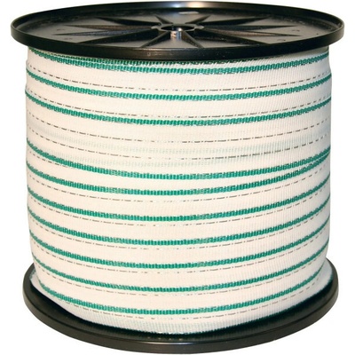 Agrofortel Páska pre elektrický ohradník, šírka 20 mm, 200 m, zeleno-biela