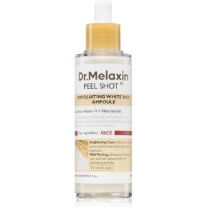 Dr.Melaxin Peel Shot Exfoliating White Rice Ampoule ексфолиращ и пилинг серум за освежаване и изглаждане на кожата 80ml