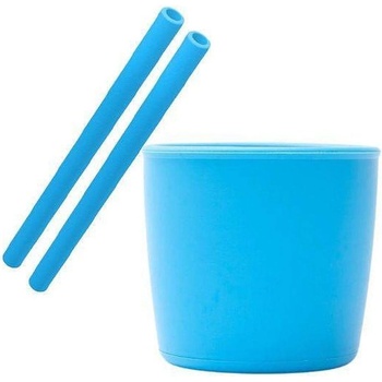 Силиконов сет от 3 части (чаша и 2 бр. сламки) (8684508800748)