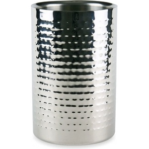 Kinghoff Съд за охлаждане на вино Kinghoff KH 1504, 18х12 см, Двустенна изолация, Неръждаема стомана, Сребрист (KH 1504)