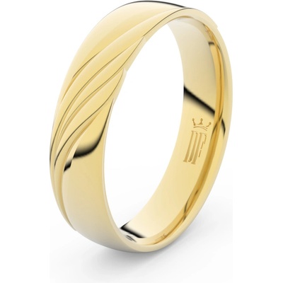 Danfil prsten DLR3045 žluté zlato bez kamene povrch lesk