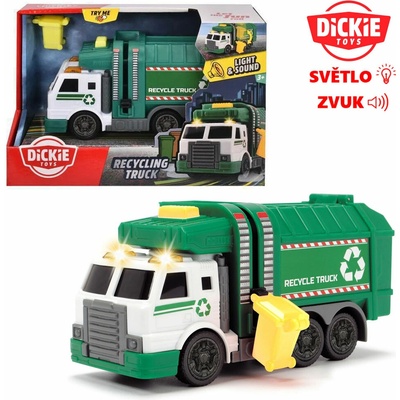 Dickie Popelářské auto 15 cm světlo zvuk