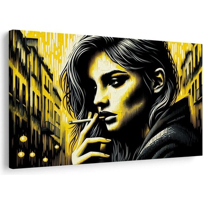 Obraz městský portrét ženy - 90x60
