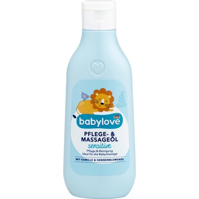 Babylove sensitive pečující a masážní olej 250 ml