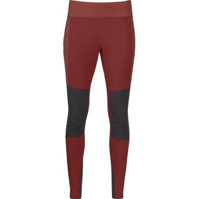 Bergans FLOYEN OUTDOOR TIGHTS WOMEN červená čierna