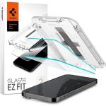 Spigen iPhone 14 Pro SPIGEN EZ FIT HD екранен протектор стъкло 2бр 2.5D, 9H + рамка, TRANSFER AGL05214 (AGL05214)